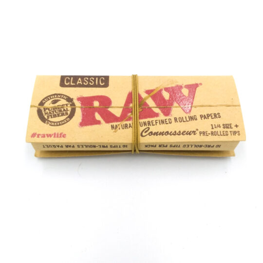 Papelillos Raw 1 1 /4 + Tips (Connoisseur) - Display