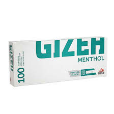 Tubo Menthol Gizeh 100 un