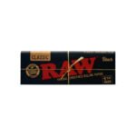 Papelillo 1 1/4 + Tips Connoisseur Black Raw