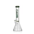 BONG BEAKER 35CM 9MM PREMIUM GREEN CALVO GLASS