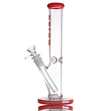 Bong Straight Tube red