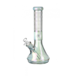 BONG BEAKER ARENADO TORNASOL WHITE 35 CM CALVO GLASS