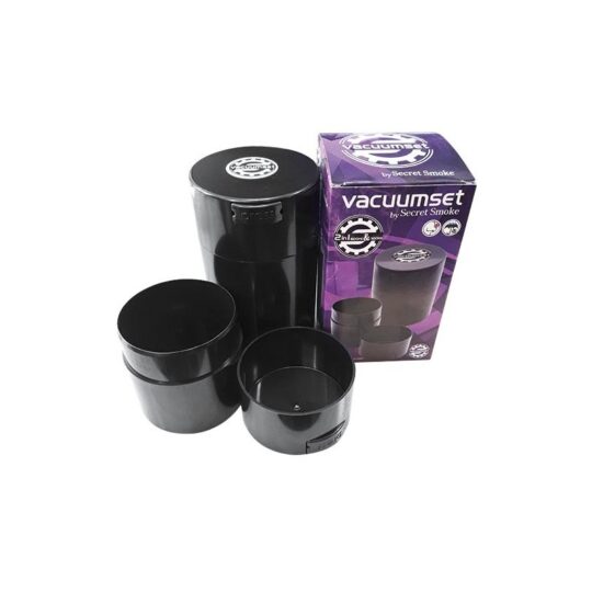 [SCS032] SECRET SMOKE - SET DE CONTENEDORES AL VACÍO (600ML + 300ML) (1)