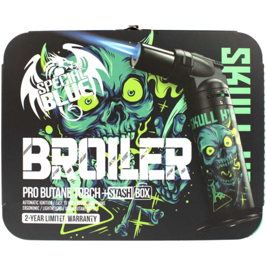 Special-Blue-Broiler-Dab-Torch-Skull-High-Pattern-toolbox-with-its-protective-sleeve__16921
