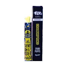 vaporizador desechable fly 2500 puffs strawberry mango