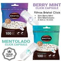 filtro bristol capsule click mint berry