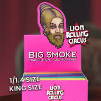 Papelillo Big Smoke Transparente Lion Rolling Circus 13x5