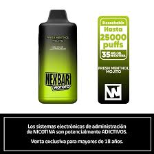 Vaporizador Nexbar 25K Fresh Menthol Mojito