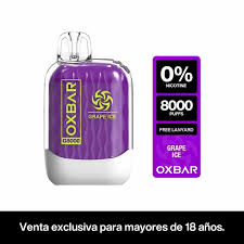 VAPORIZADOR G8000 ZERO GRAPE ICE-OXBAR