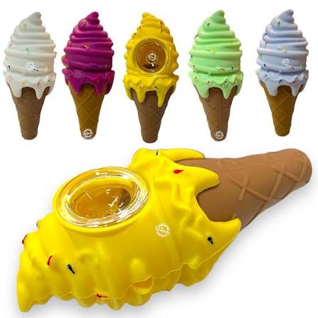 pipa silicona helado