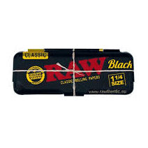 Porta Papelillos Metal Raw Black